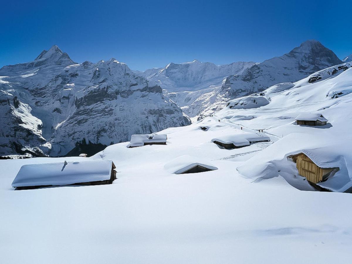 Apartment Chalet Abendrot Apartments-12 By Interhome Grindelwald Exterior photo